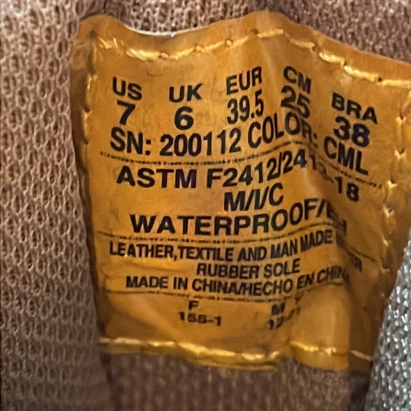 Skechers Men's Wascana Tactical Work Boots US 7 Tan Brown Composite Toe w/box - Picture 8 of 12